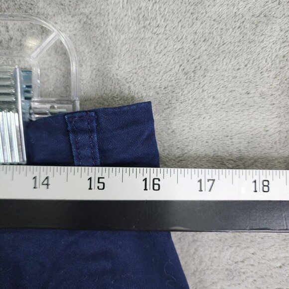 Womens Navy Blue Crown & Ivy Caroline Shorts Flat Front Stretch Size 4 - Picture 6 of 8